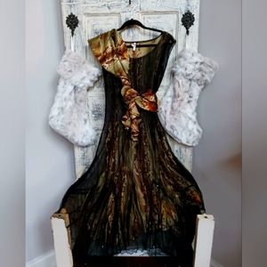 Lindi Snakskin Sequin Custom Boutique Dress MSRP $275